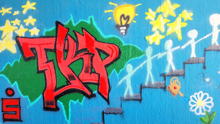 PAT23 Graffiti Projekt Firmenevent Sparkasse Leipzig