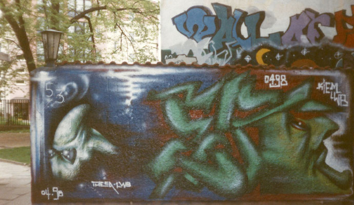 Thesa & PAT23 "Kiem" - Team Graffiti Kunst Leipzig 1998