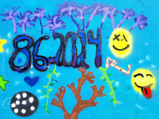 PAT23 Graffiti Projekt Leipzig - Zum 11. Geburtstag von Anika