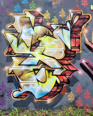 PAT23 'LFE'Piece - Graffiti Kunst - Leipzig 2025