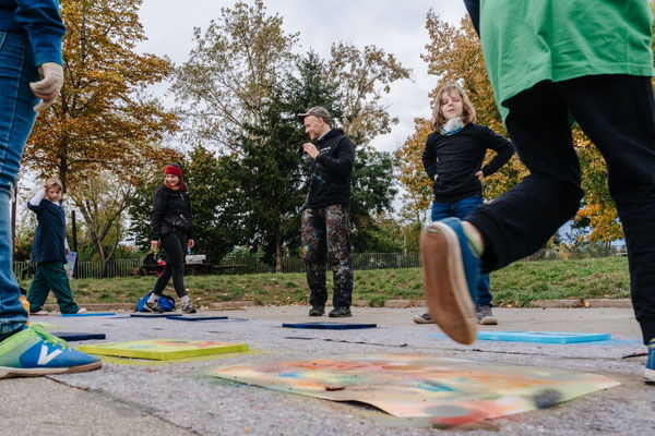 PAT23 & Fraencisart - Graffiti Projekt Leipzig - Kultur Kollaborateure 2021 - Foto: Tabea Hörnlein