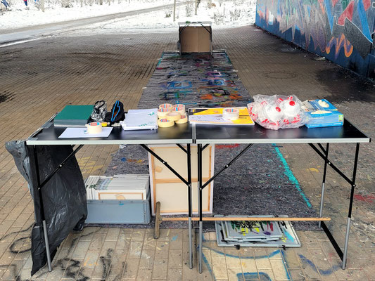 PAT23 Graffiti Workshop Leipzig - Firmen Team Event