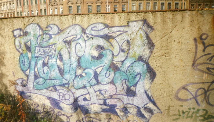 PAT23 "Linie2" - Linepiece - Old School Graffiti Kunst Leipzig 1994