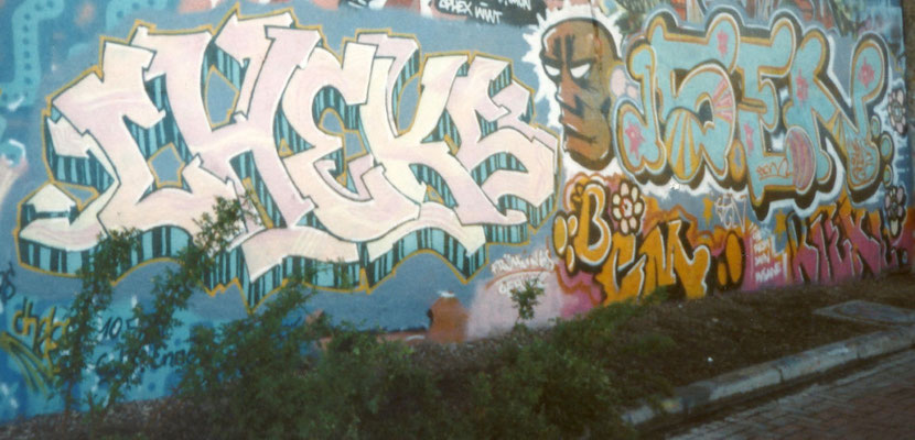 PAT23 "Cheks" & Isen - Team Graffiti Kunst Leipzig 1998