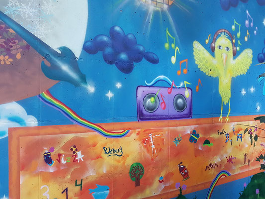 PAT23 2021 - Graffiti Projekt Leipzig - DPFA Regenbogen-Grundschule