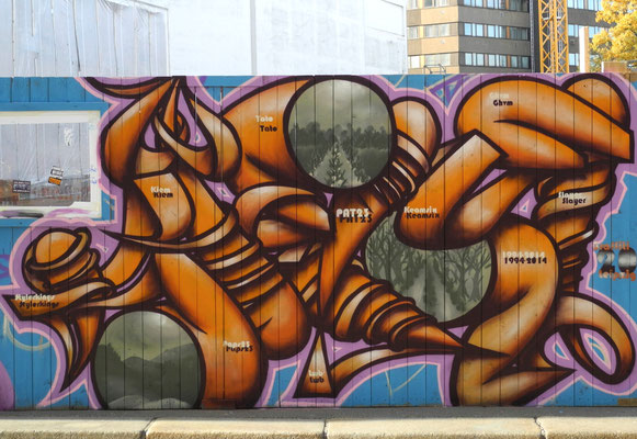 PAT23 "Kiem" Piece - Graffiti Kunst Leipzig 2014
