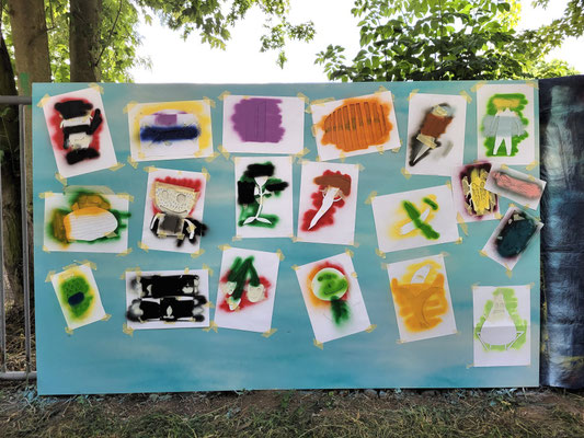 PAT23 - Graffiti Workshop Leipzig - Schulgarten Albert Schweitzer Schule