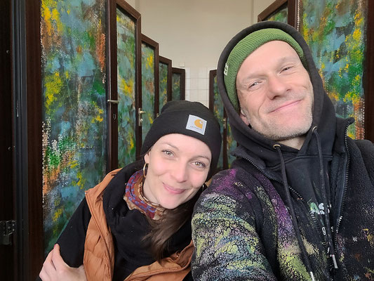 PAT23 & Fraen-Art 'Bunte Toiletten' Graffiti Workshop Kepler-Schule Leipzig 2024