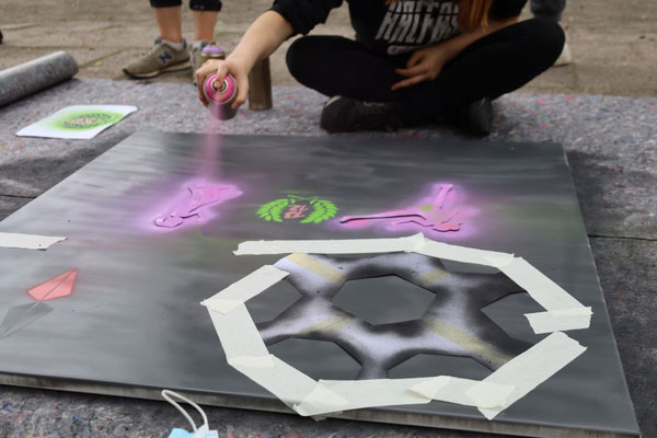 Graffiti Workshop Leipzig Schule