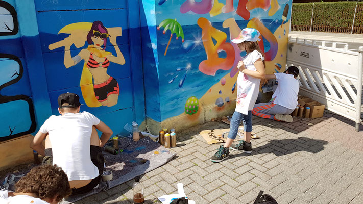PAT23 - Graffiti Workshop Leipzig Markranstädt - Volkshochschule