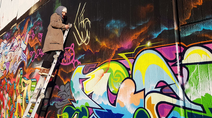 PAT23 & Fraen "Team LFE" Privat Graffiti Event Leipzig 2020