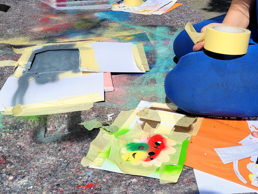 PAT23 & Fraencisart - Graffiti Workshop Leipzig Paunsdorf - Kultur Kollaborateure 2024