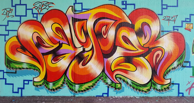 PAT23 Piece - Graffiti Kunst Leipzig 2020