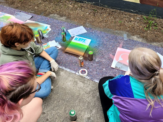 Graffiti Workshop Leipzig Freiwilligendienst