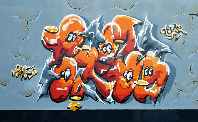 Vielfältiges PAT23 Graffiti Angebot Leipzig