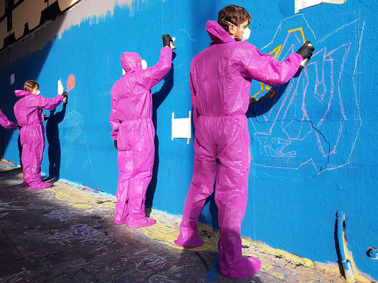 PAT23 - Graffiti Workshop Firmen-Teamevent Leipzig - ressourcenmangel GmbH Dresden & Berlin