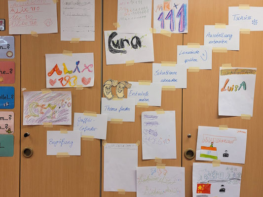 Graffiti Workshop Leipzig Schule Hort Grundschule Kinder Leinwand