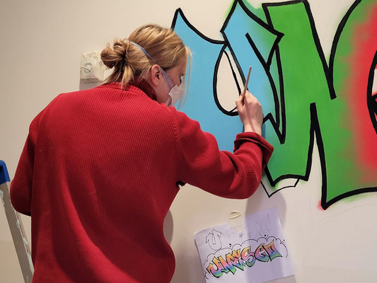 PAT23 & Fraen-Art 'UNESCO' Graffiti Projekt Kepler-Schule Leipzig 2026
