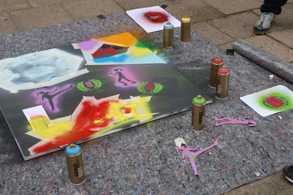 Graffiti Workshop Leipzig Schule