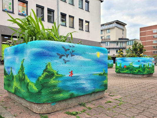 PAT23 Graffiti Projekt Leipzig Grünau WK8 2023