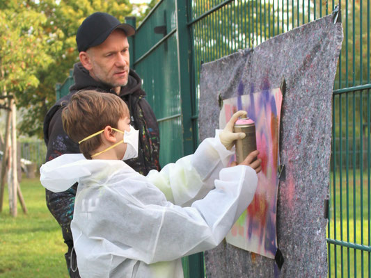 PAT23 & Fraencisart - Graffiti Projekt Leipzig - Kultur Kollaborateure 2023
