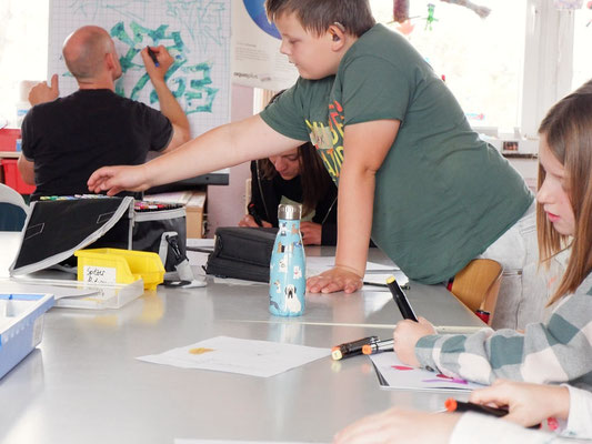 Graffiti Workshop Leipzig Grundschule