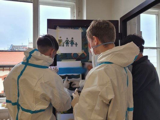 PAT23 & Fraen-Art 'Bunte Toiletten' Graffiti Workshop Kepler-Schule Leipzig 2024