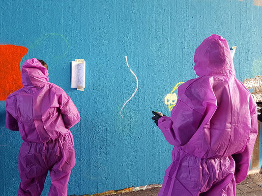 Graffiti Workshop Leipzig Firmenevent Betriebsausflug Teambuilding