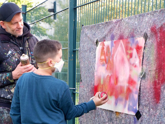 PAT23 & Fraencisart - Graffiti Projekt Leipzig - Kultur Kollaborateure 2023