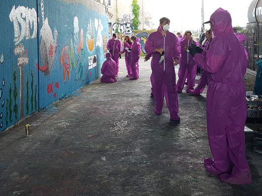 Graffiti Workshop Leipzig Firmenevent Betriebsausflug Teambuilding