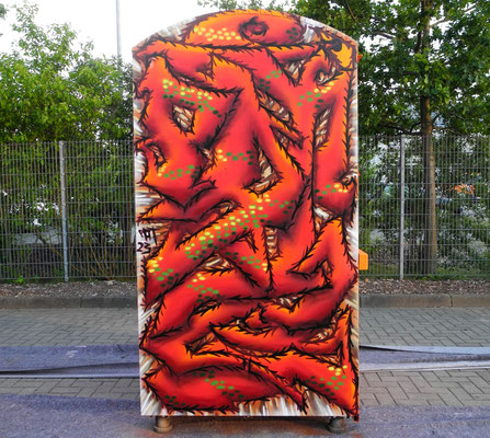 PAT23 "Slayer" Piece - Graffiti Kunst Leipzig 2014
