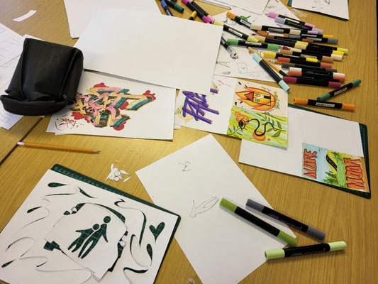 Graffiti Workshop Leipzig Freiwilligendienst