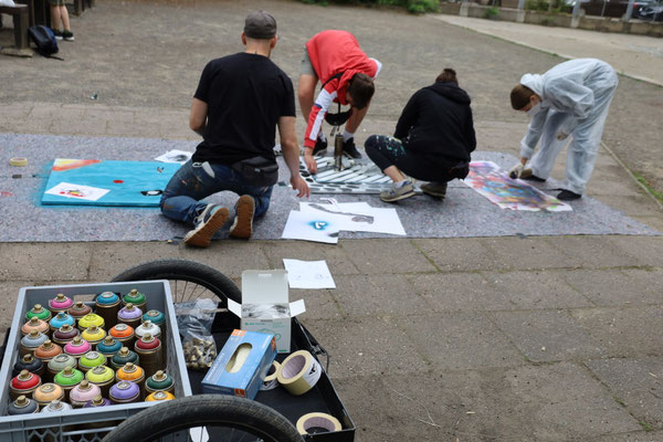 Graffiti Workshop Leipzig Schule