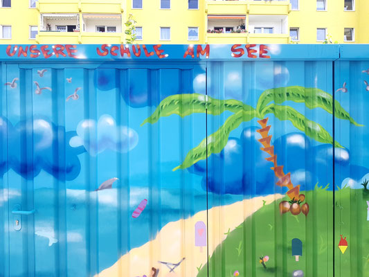 2021 - PAT23 Graffiti Projekt Leipzig Grünau - 78. Grundschule