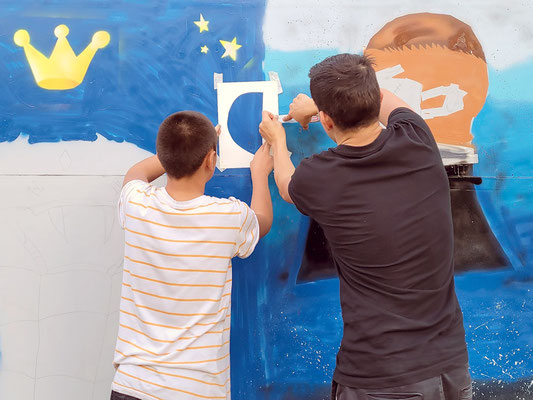 PAT23 - Graffiti Workshop bei Leipzig - Jugendclub Markranstädt
