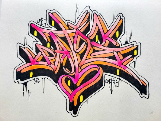 PAT23 - Marker Sketch Graffiti Kunst Leipzig 2026