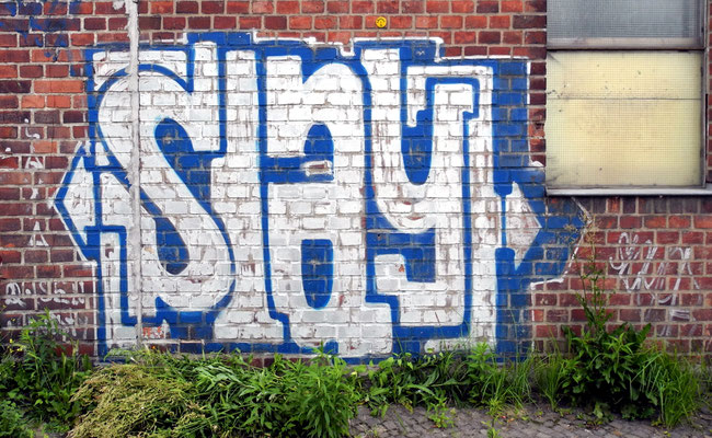 PAT23 "Slay" - Streetbombing Graffiti Kunst Leipzig 90er