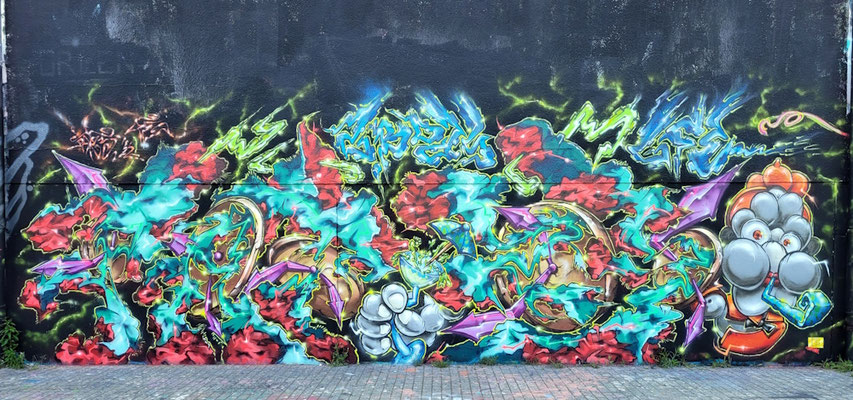 PAT23 Piece - Graffiti Kunst - Leipzig 2022