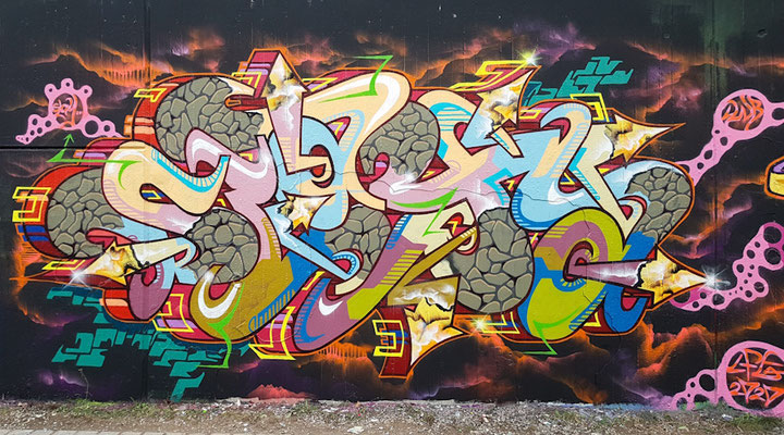"Slaya" - PAT23 & Fraen "Team LFE" Privat Graffiti Event Leipzig 2020