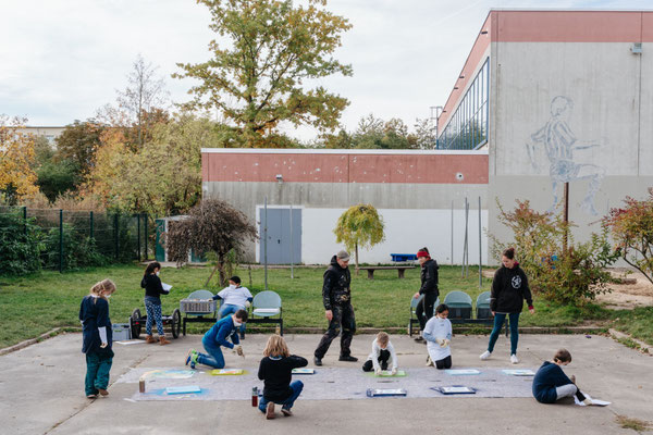 PAT23 & Fraencisart - Graffiti Projekt Leipzig - Kultur Kollaborateure 2021 - Foto: Tabea Hörnlein