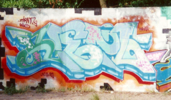 PAT23 "Kiem" Piece - Graffiti Kunst Leipzig 1999