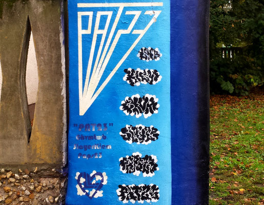 PAT23 - Schablonen Style Graffiti Kunst Leipzig