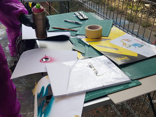 Graffiti Workshop Leipzig Firmenevent Betriebsausflug Teambuilding