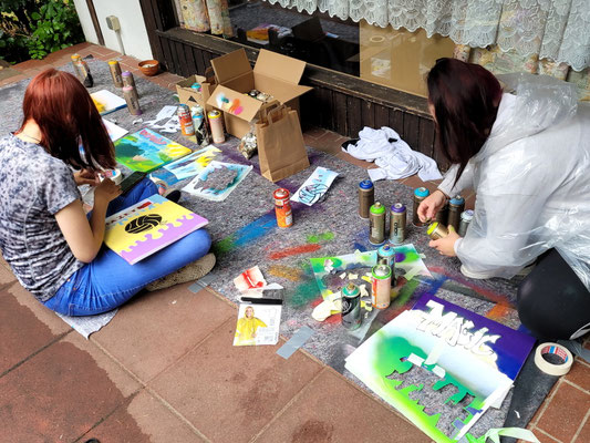 Graffiti Workshop Leipzig Freiwilligendienst