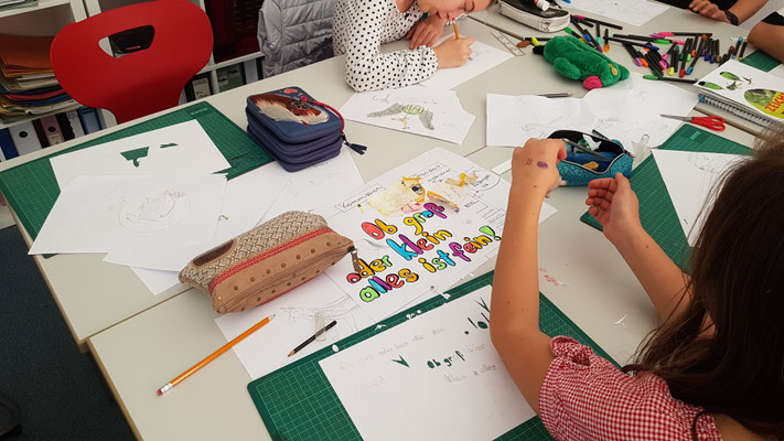 Graffiti Workshop Leipzig in Schule Halle