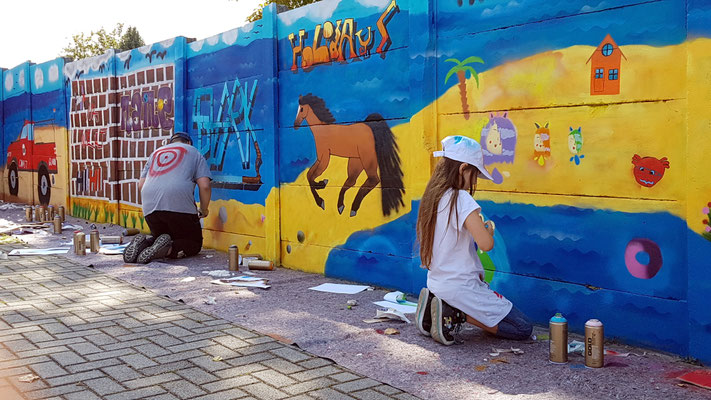 PAT23 - Graffiti Workshop Leipzig Markranstädt - Volkshochschule