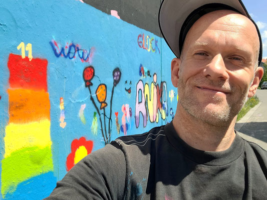 PAT23 Graffiti Projekt Leipzig - Zum 11. Geburtstag von Anika