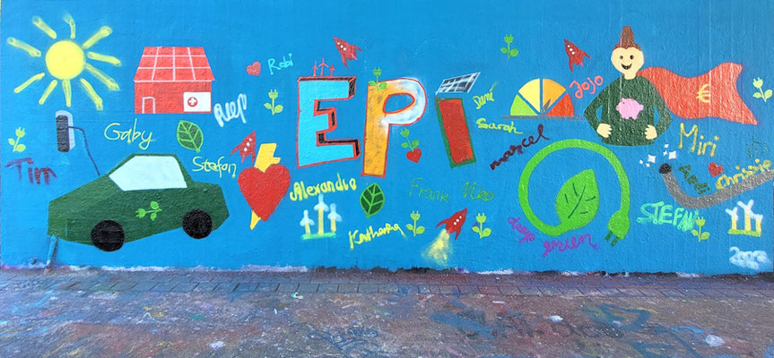 E.ON.-Firmenabteilung Teamevent Graffiti Workshop Leipzig - PAT23 