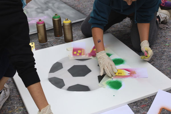 Graffiti Workshop Leipzig Schule