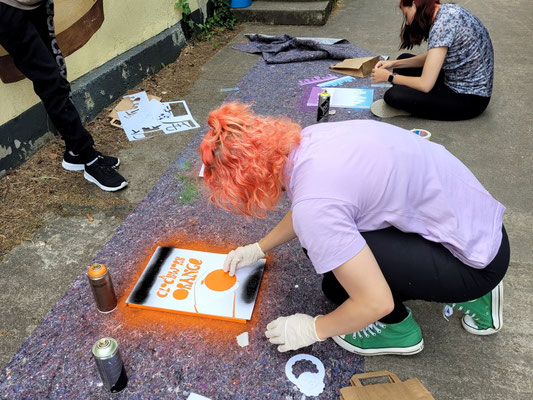 Graffiti Workshop Leipzig Freiwilligendienst